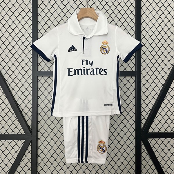 Camiseta Real Madrid Primera equipo Retro Niño 2016 2017